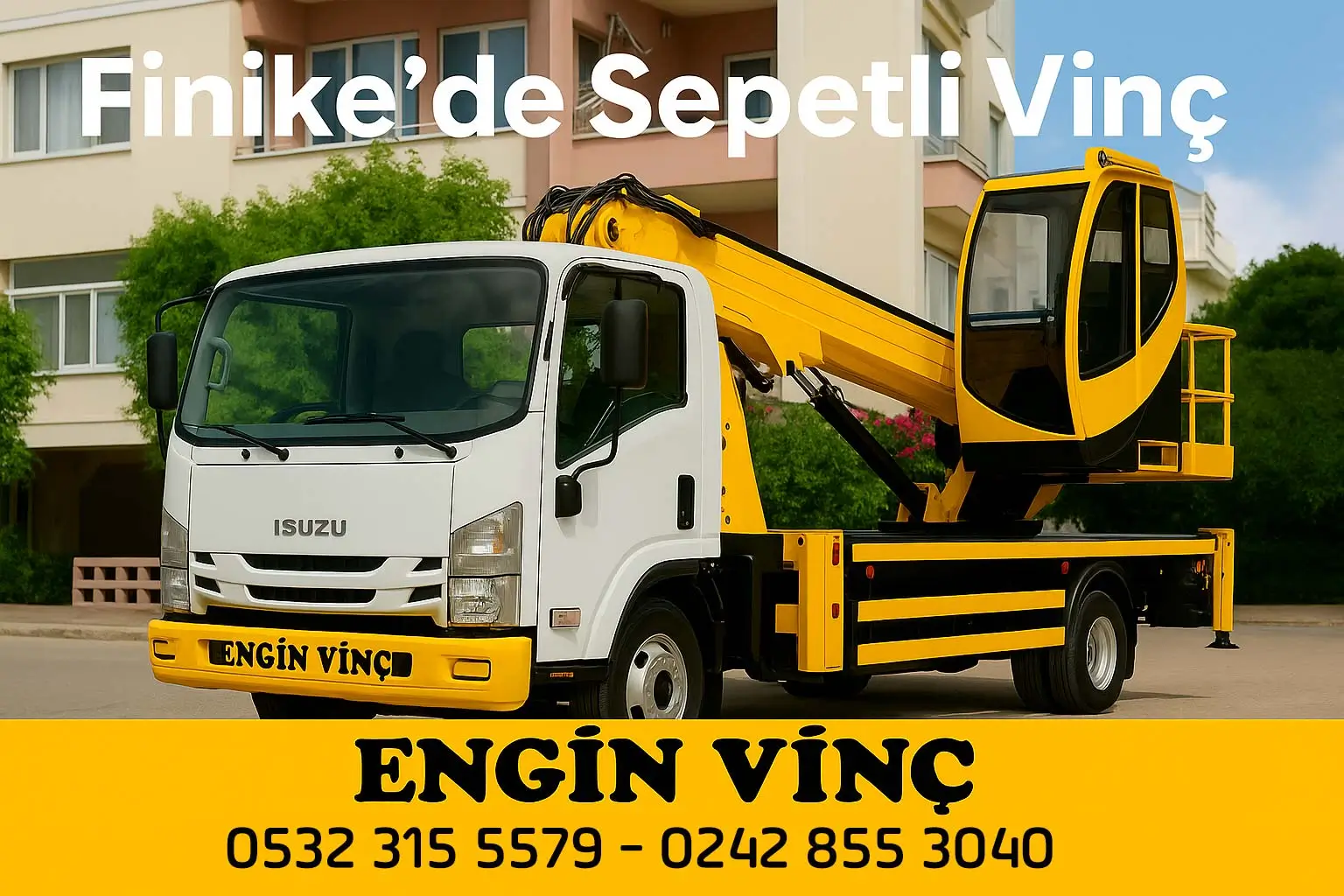 Finikede Sepetli Vinç