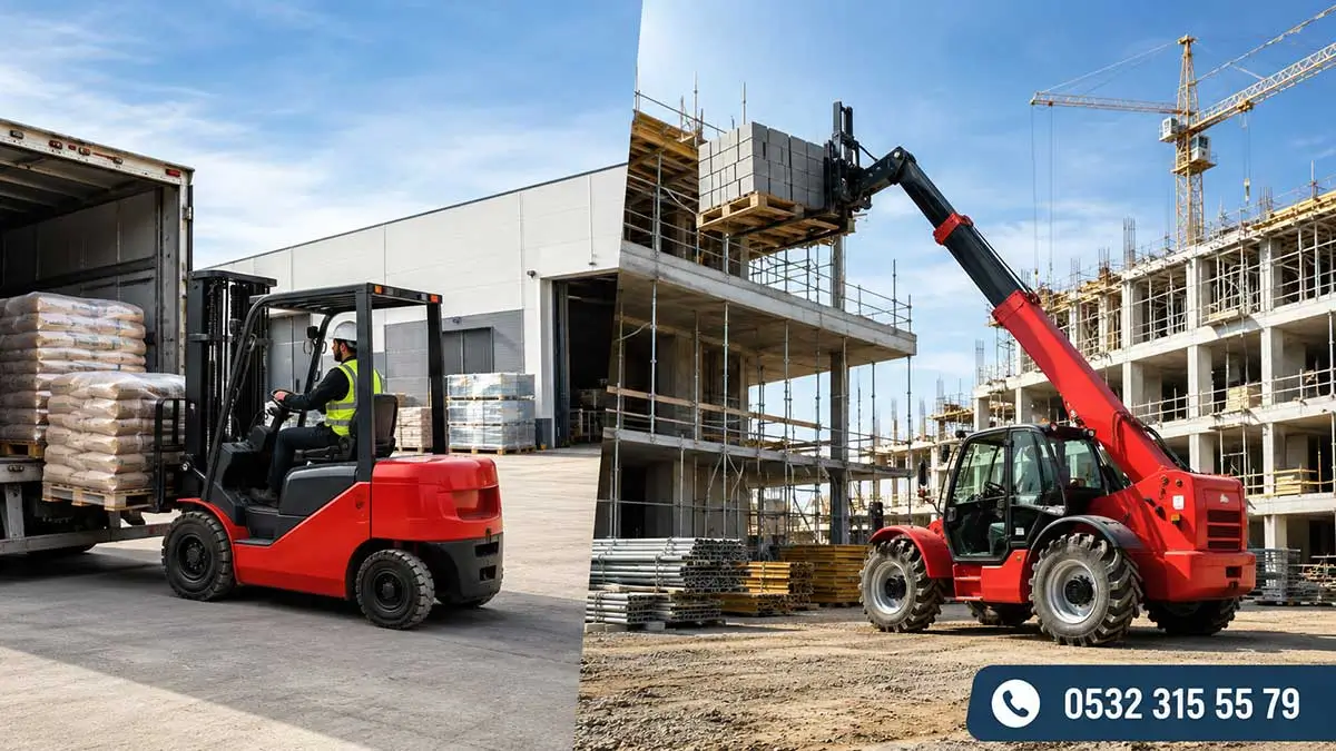 Forklift mi Manitou mu? Yükleme ve Taşıma İşinde Hangisi Tercih Edilir?